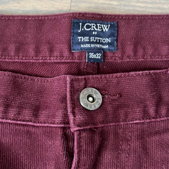 J. Crew Sutton Burgundy Jean - Picture 4 of 4